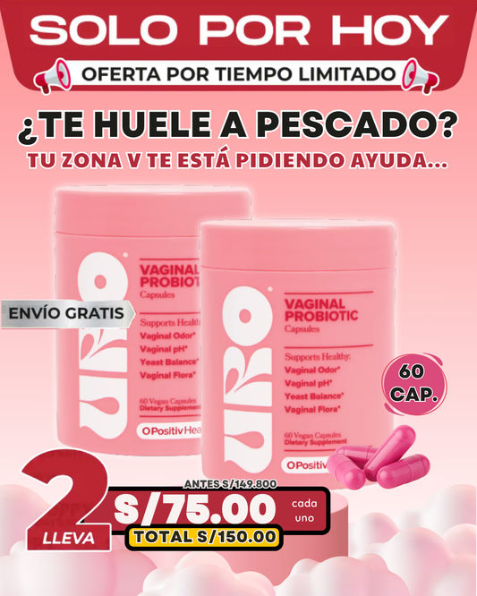 URO VAGINAL PROBIOTICS PARA LA SALUD VAGINAL